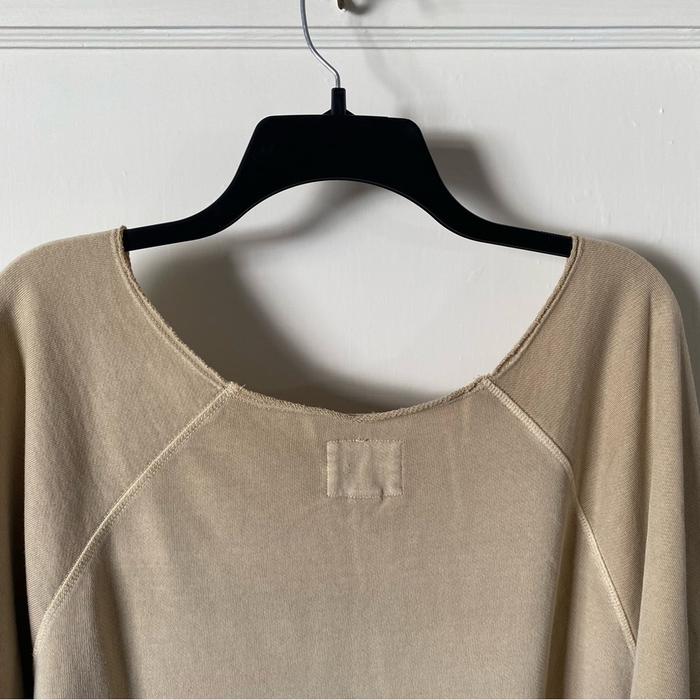 American Eagle This Feels Seriously Lived-In Tan Sweater - Picture 8 of 14